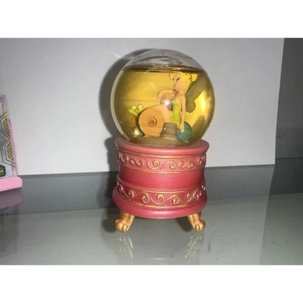 Disney Store Exclusive Mini Tinker Bell Snow Globe Fairies Edition sewing thread